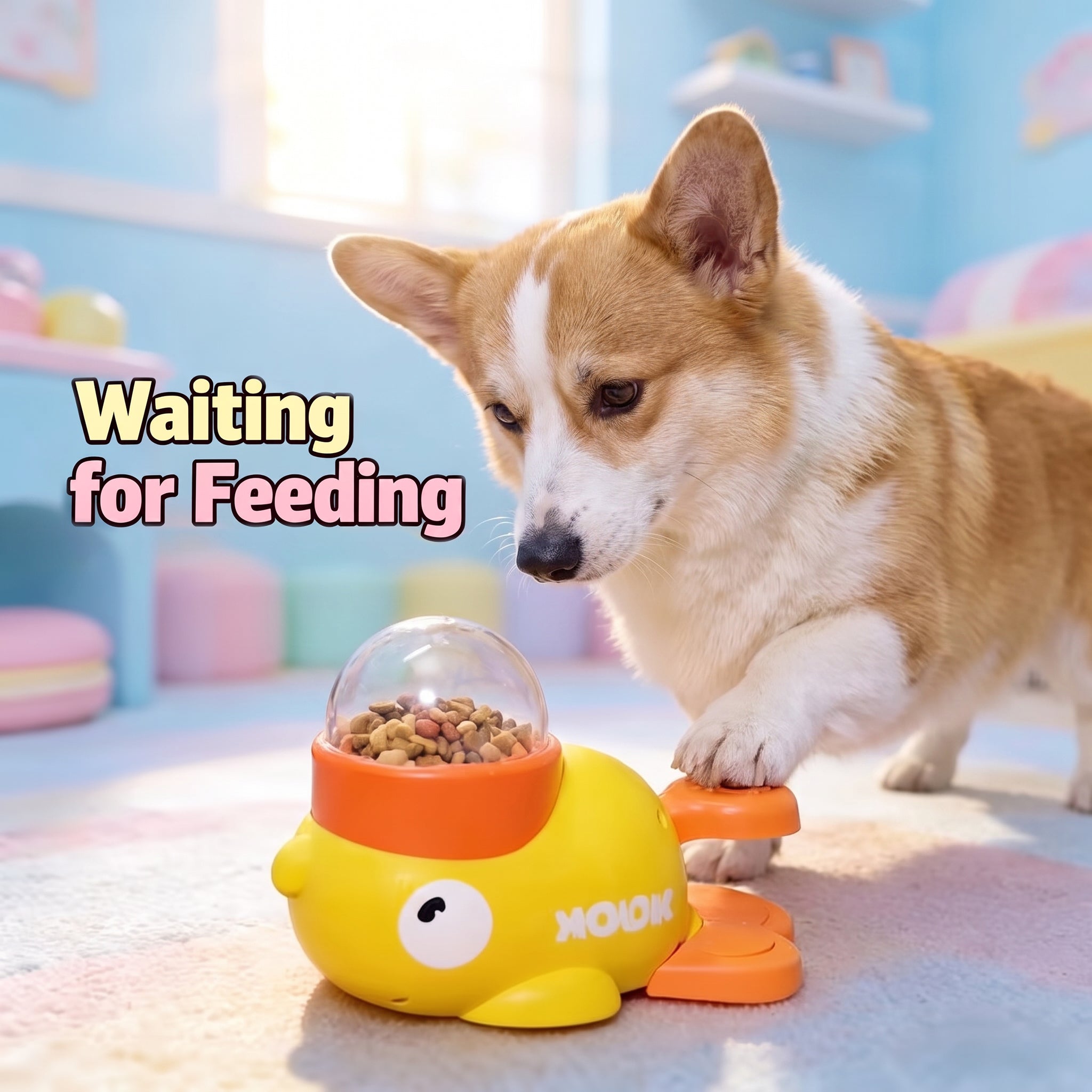 Pawfer™ IQ Training Duck Treat Dispenser