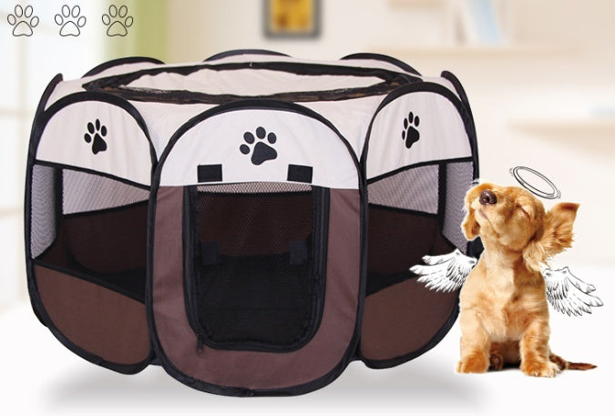 Dog Foldable Mesh Playpen