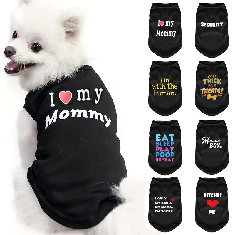 Funny Slogan Dog Vest