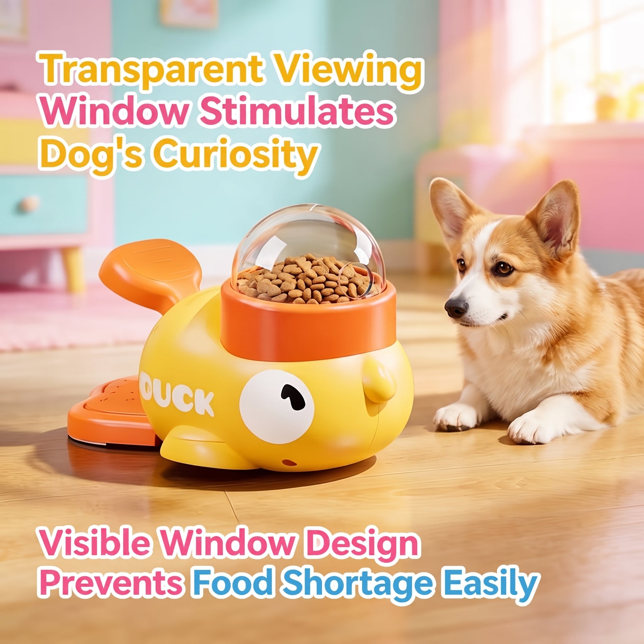 Pawfer™ IQ Training Duck Treat Dispenser