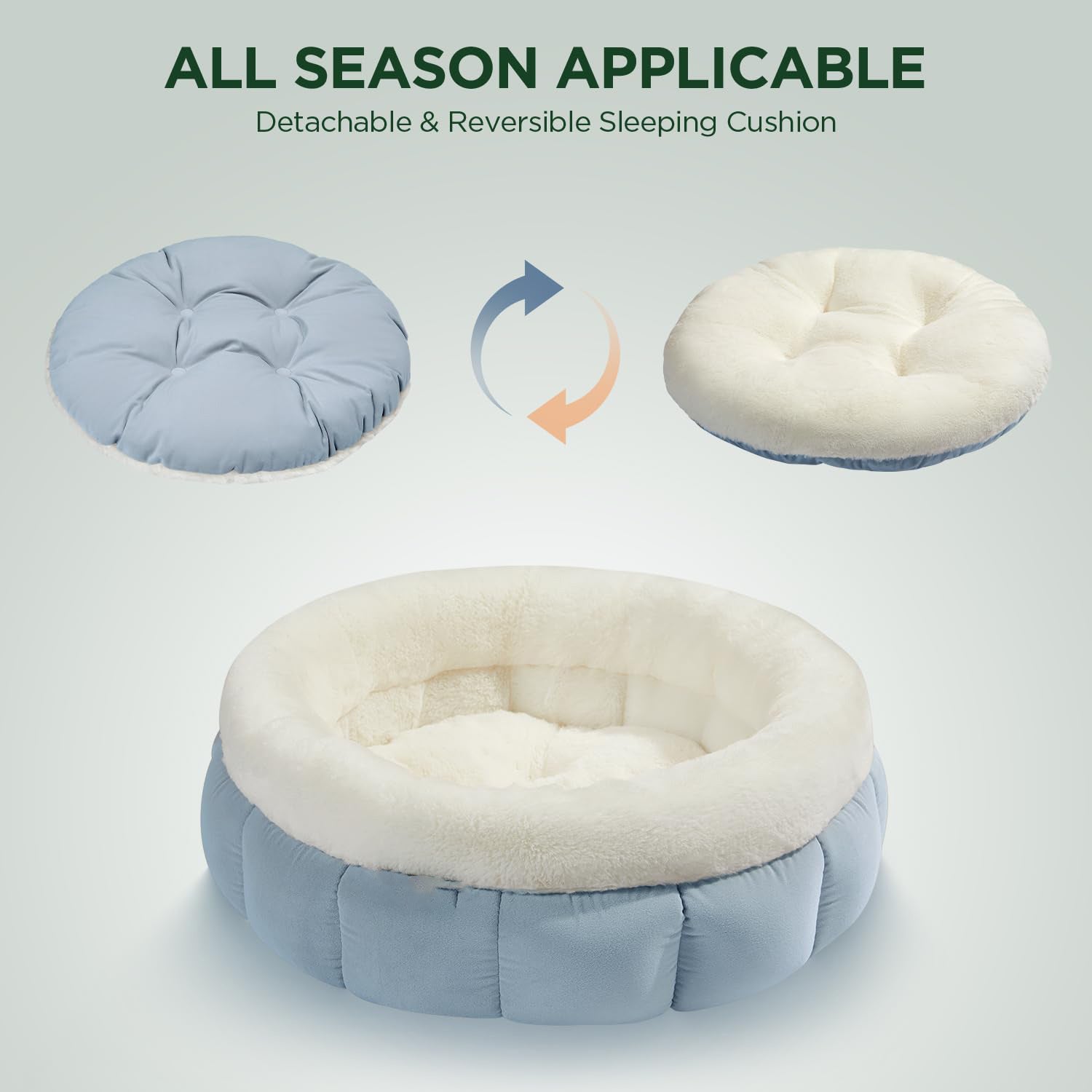 Plush Donut Pet Bed