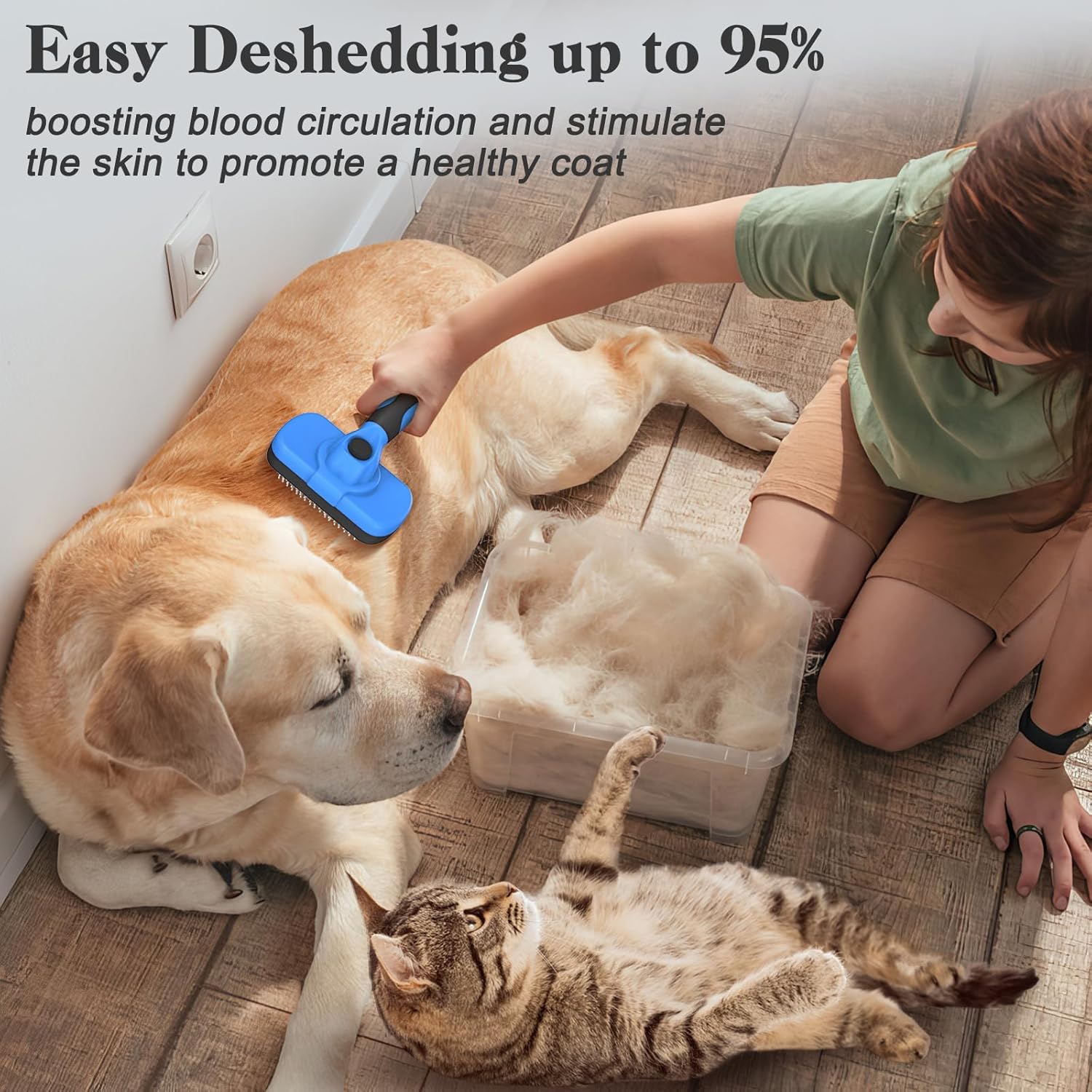 Self Cleaning Dog Grooming Brush