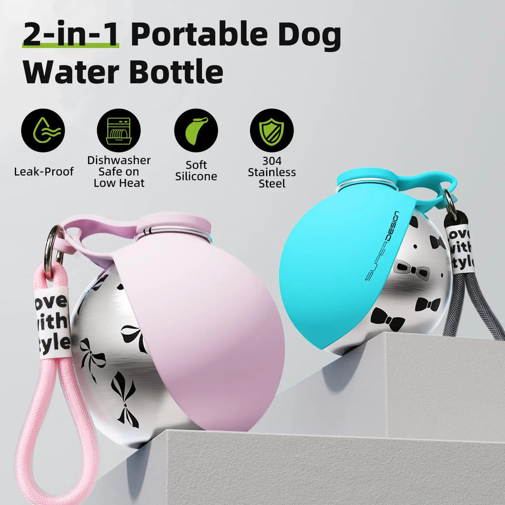 Pawfer™ Foldable Dog Travel Water Bowl