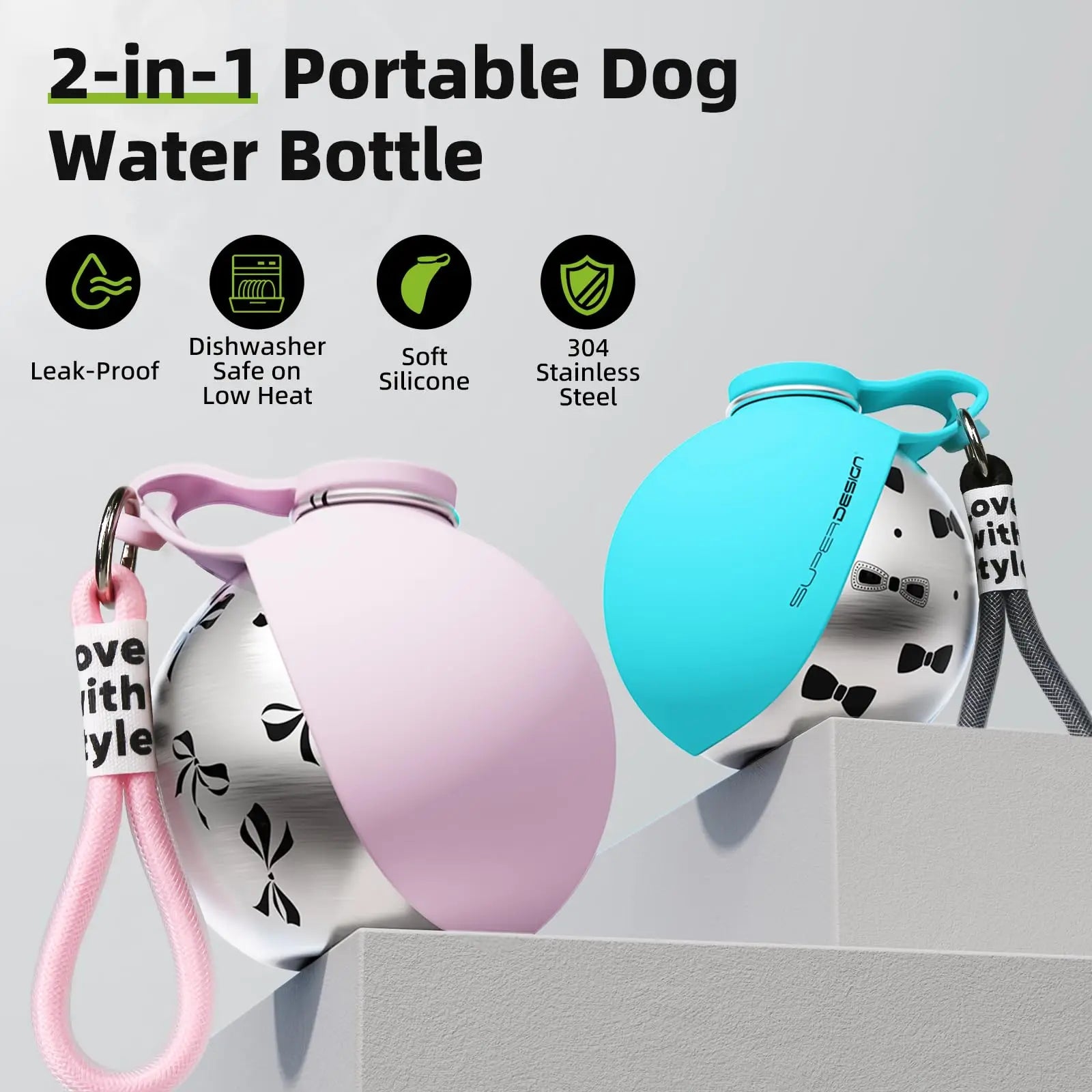 Pawfer™ Foldable Dog Travel Water Bowl