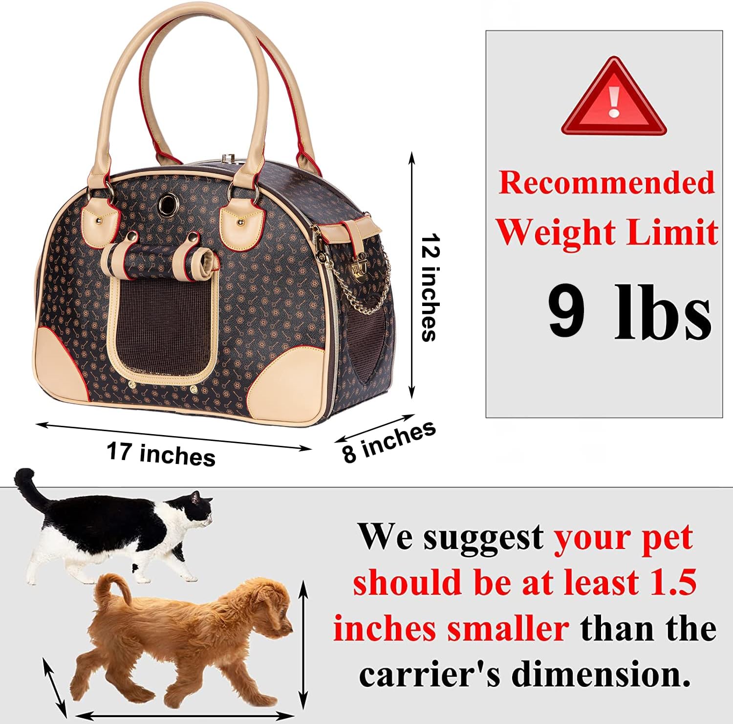 Luxury Airline Approved Pet Carrier