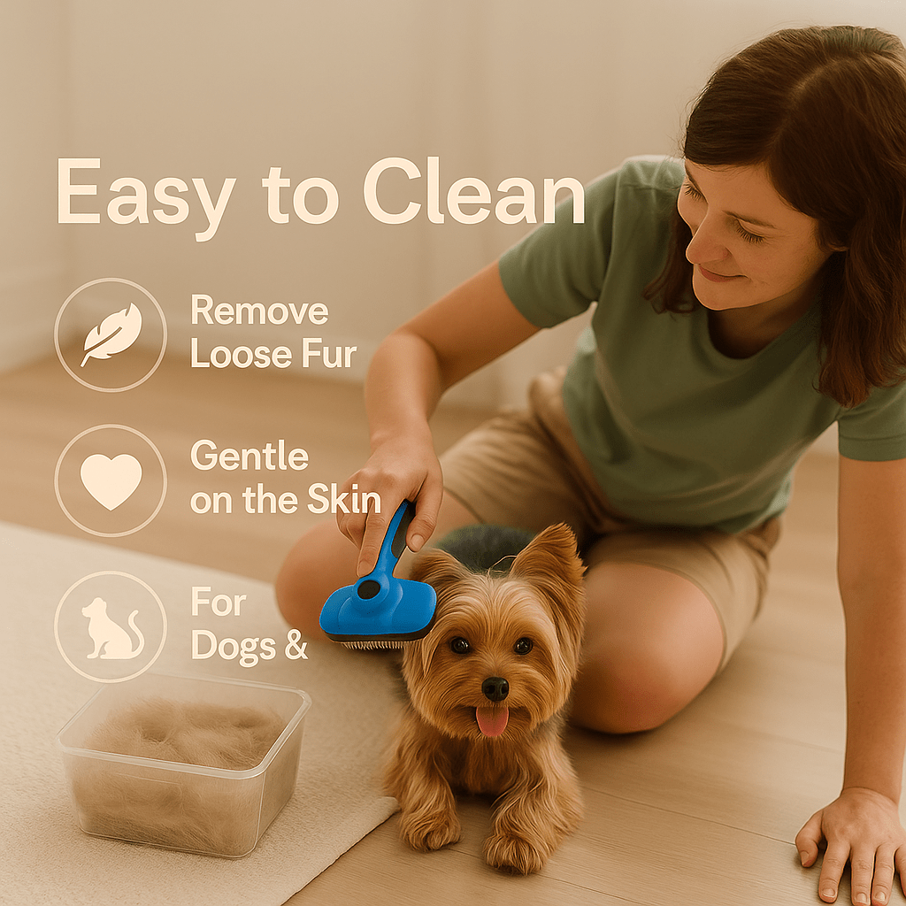 Self Cleaning Dog Grooming Brush