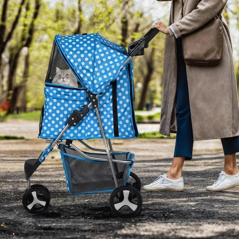 Foldable Small Dog Stroller