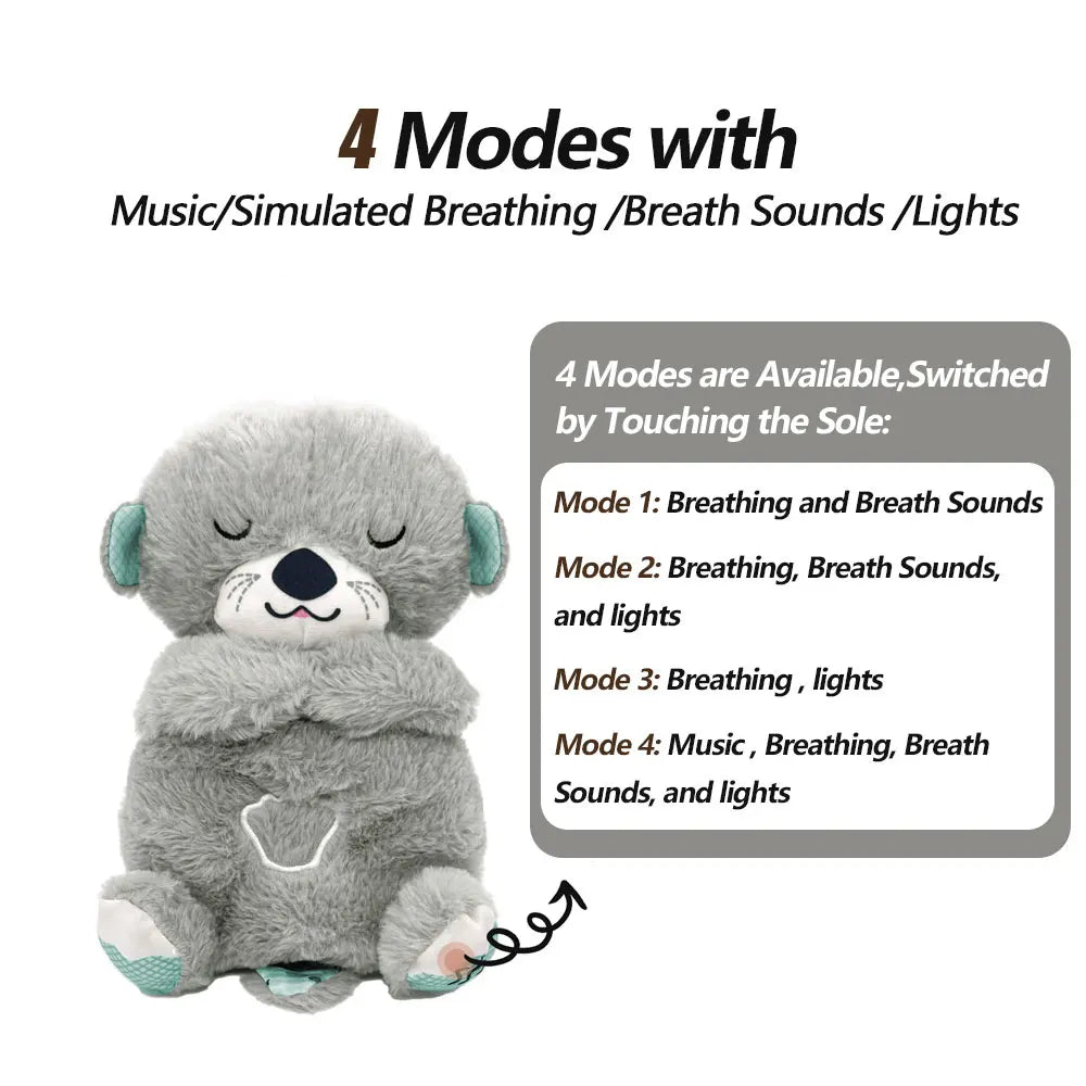 Pet Calming Otter Plush Sleeping Toy