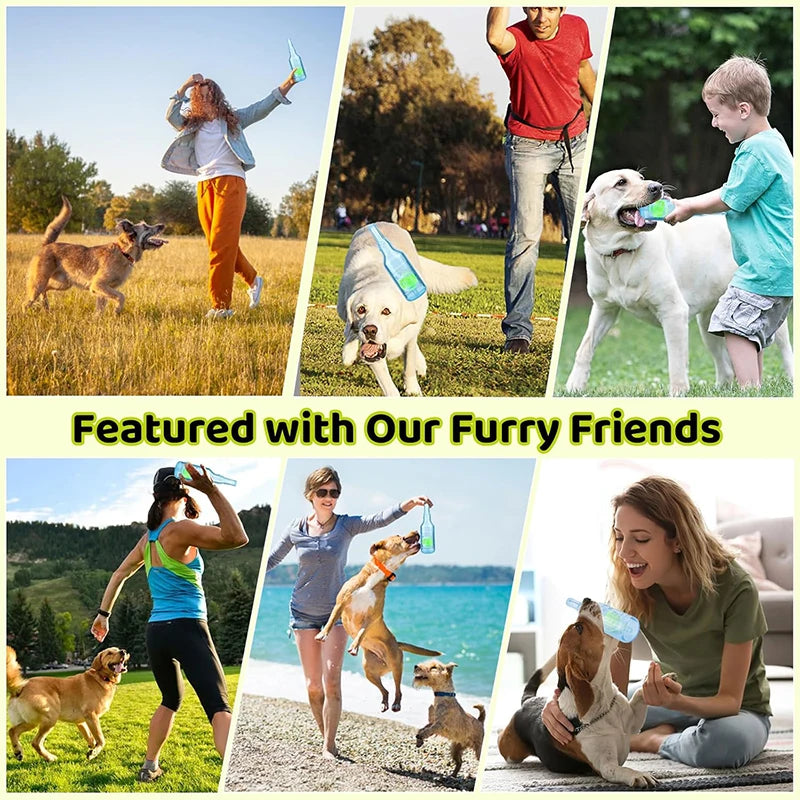 Pawfer™ Squeaky Bottle Dog Toy