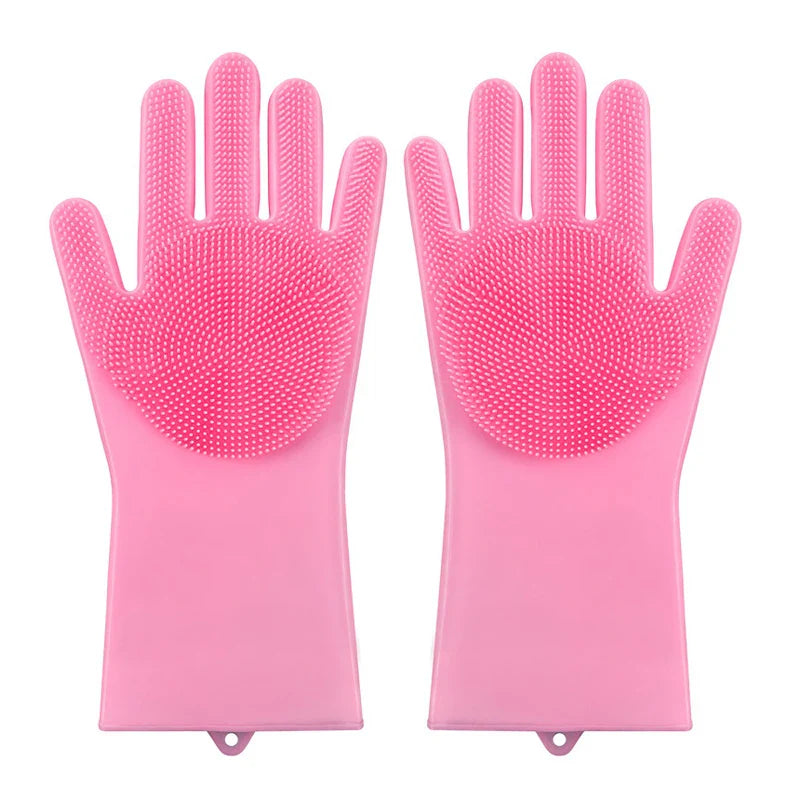 Silicone Pet Bathing Gloves