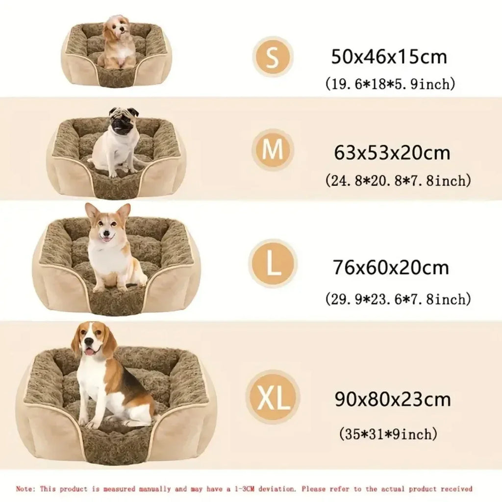 Ultra Cozy Rectangular Dog Bed