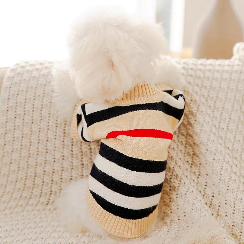 Vintage Bear Button Dog Cardigan