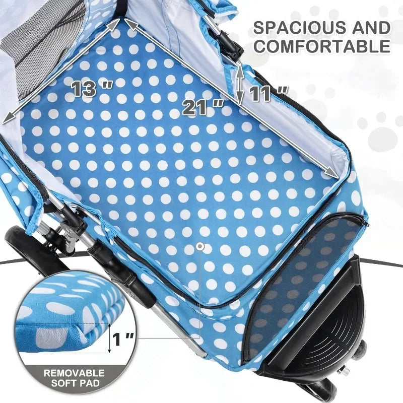 Foldable Small Dog Stroller