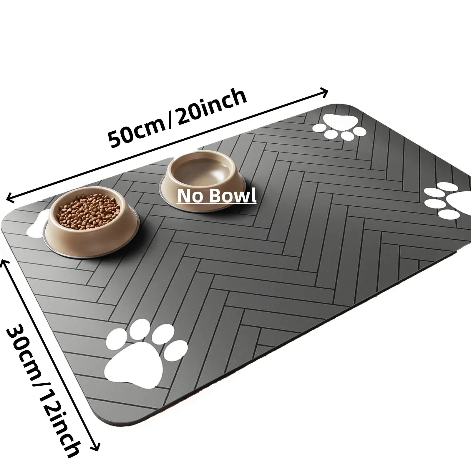 Anti Slip Waterproof Dog Bowl Mat