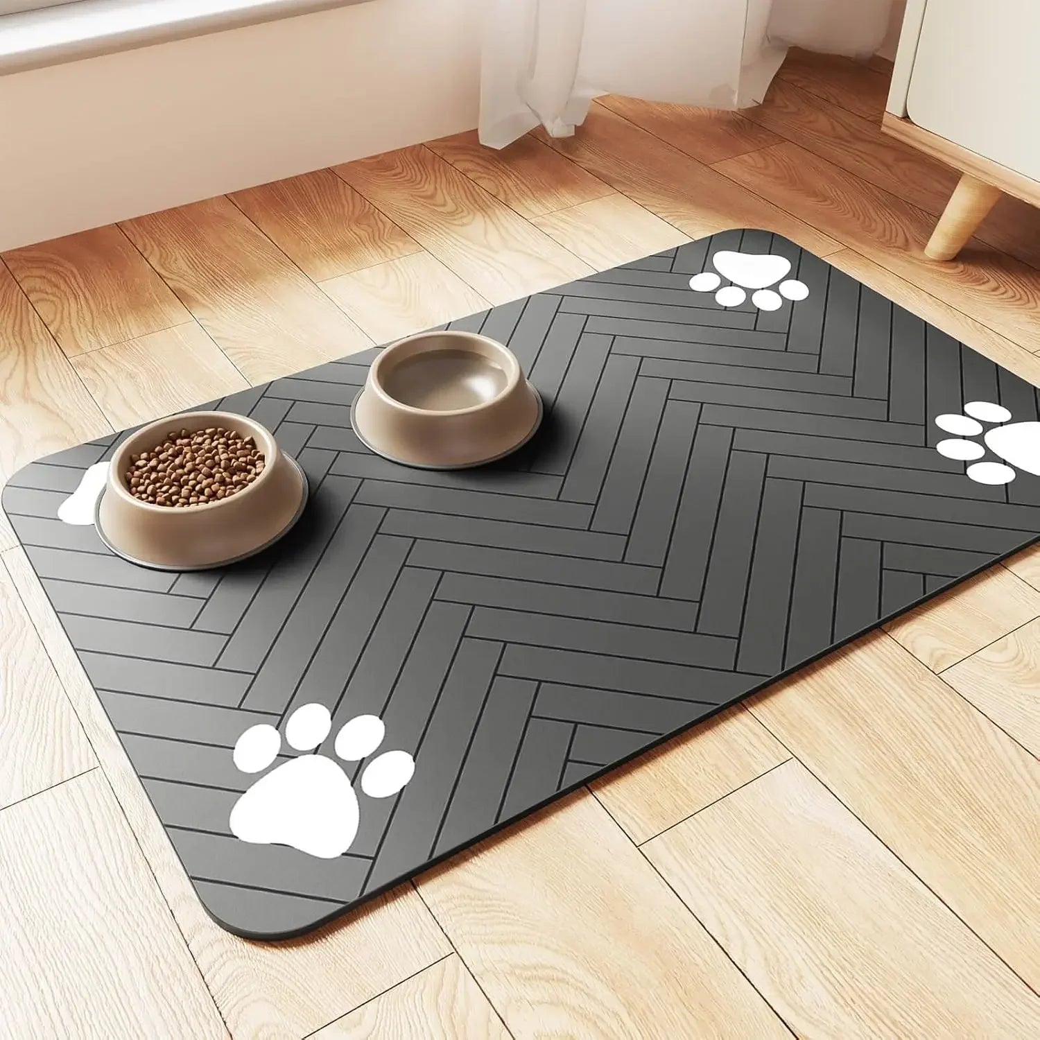 Anti Slip Waterproof Dog Bowl Mat