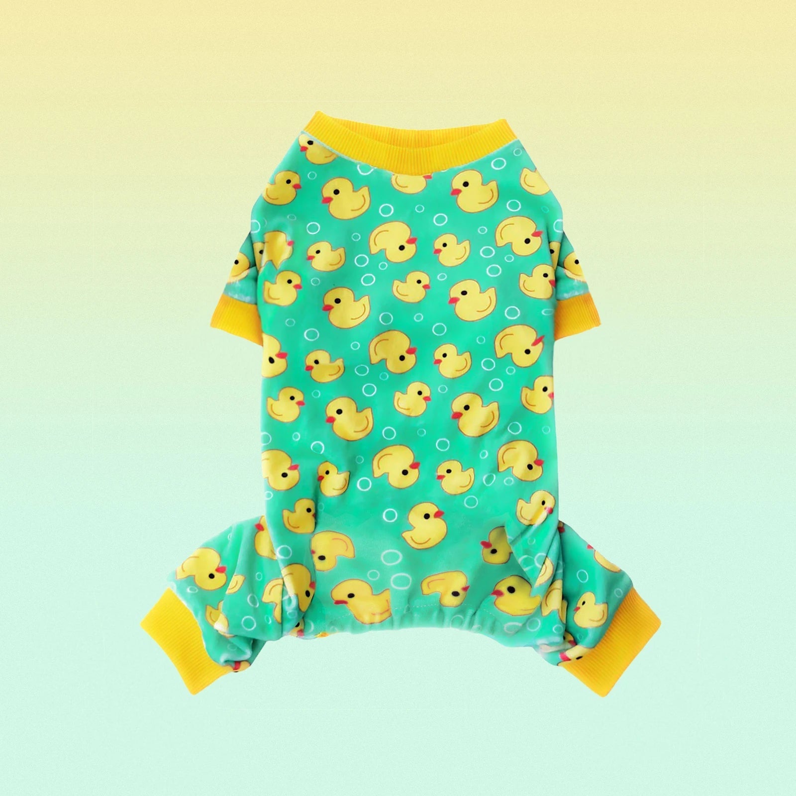 Duck Print Dog Pajama