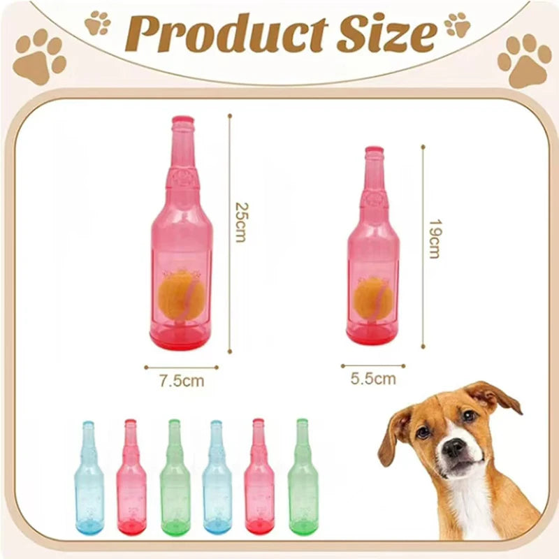 Pawfer™ Squeaky Bottle Dog Toy