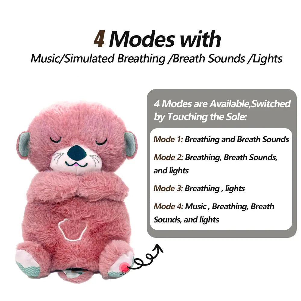 Pet Calming Otter Plush Sleeping Toy