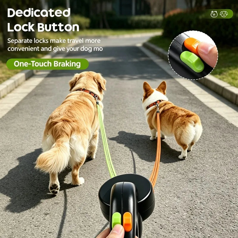 Pawfer™ Dual Dog Leash