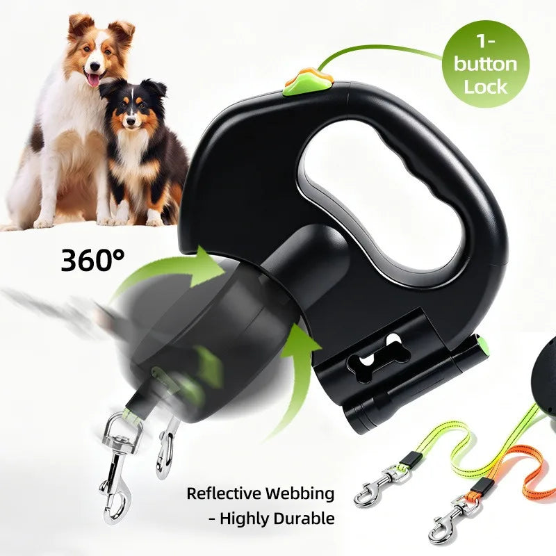 Pawfer™ Dual Dog Leash
