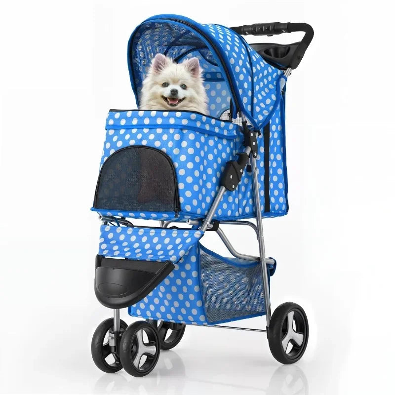Foldable Small Dog Stroller