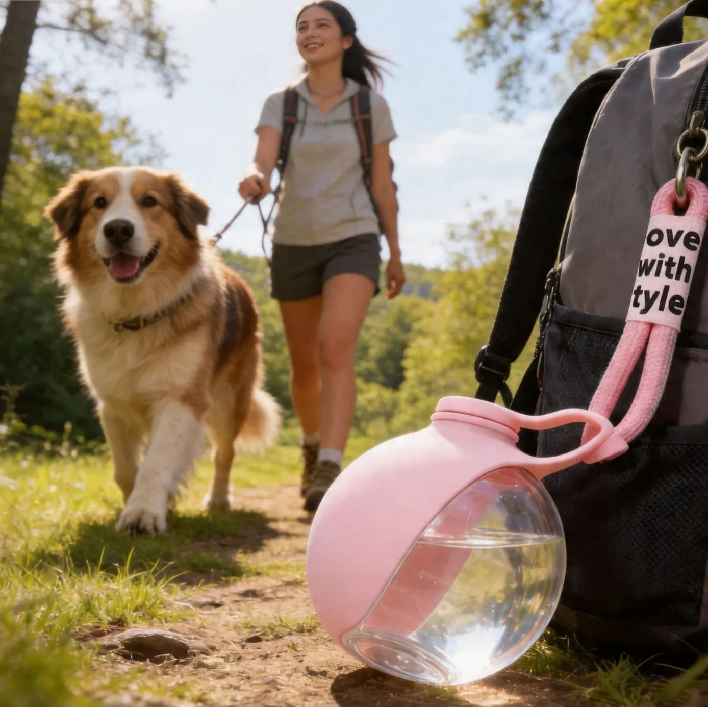 Pawfer™ TravelSip Dog Water Bottle
