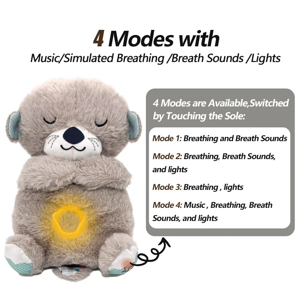 Pet Calming Otter Plush Sleeping Toy