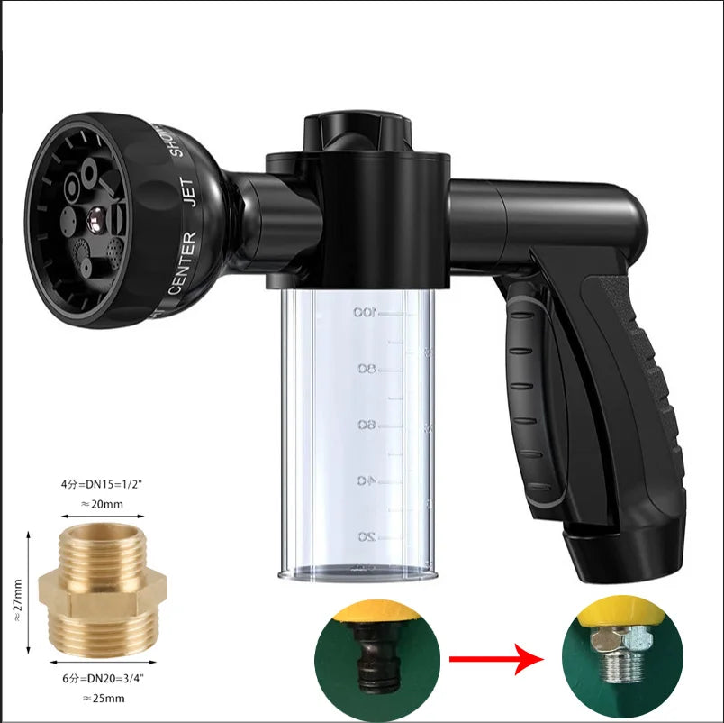 3 in 1 Dog Bath Hose Nozzle