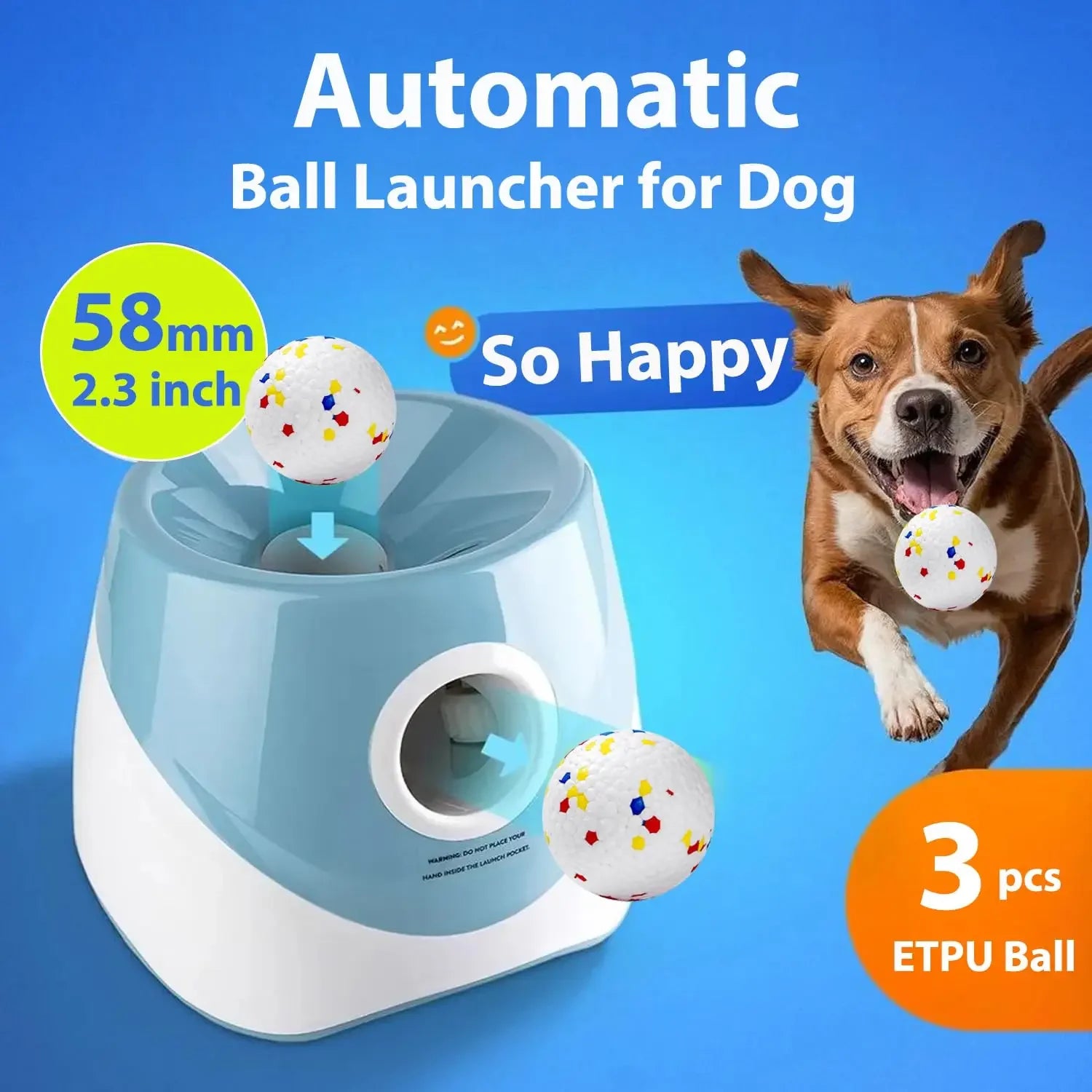 Pawfer™ Automatic Dog Ball Launcher