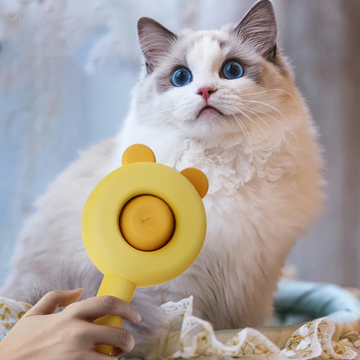 Pawfer™ Self-Cleaning Pet Grooming Brush