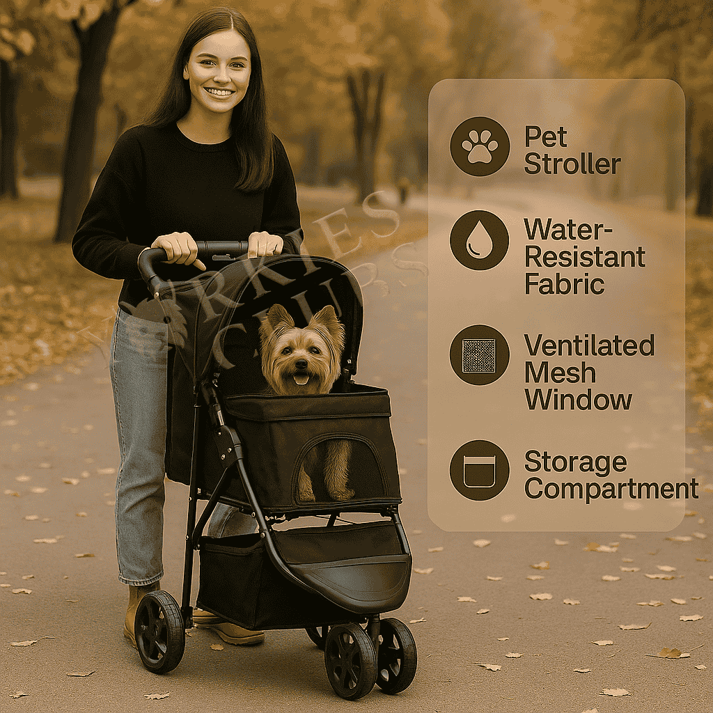 Foldable Small Dog Stroller