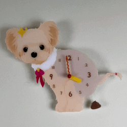 Pawfer™ Yorkshire Terrier Pooping Wall Clock