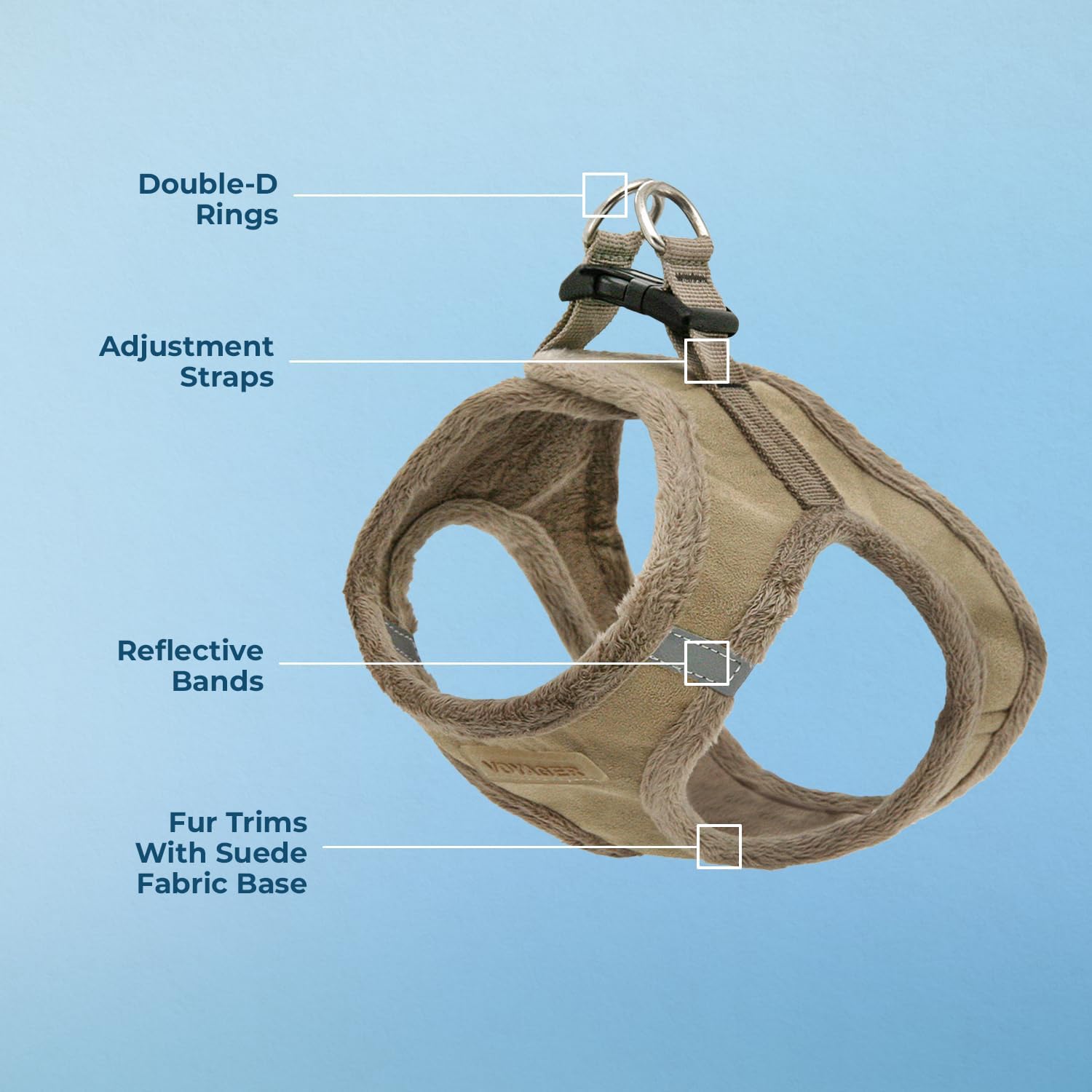 Ultra Cozy Winter Dog Harness