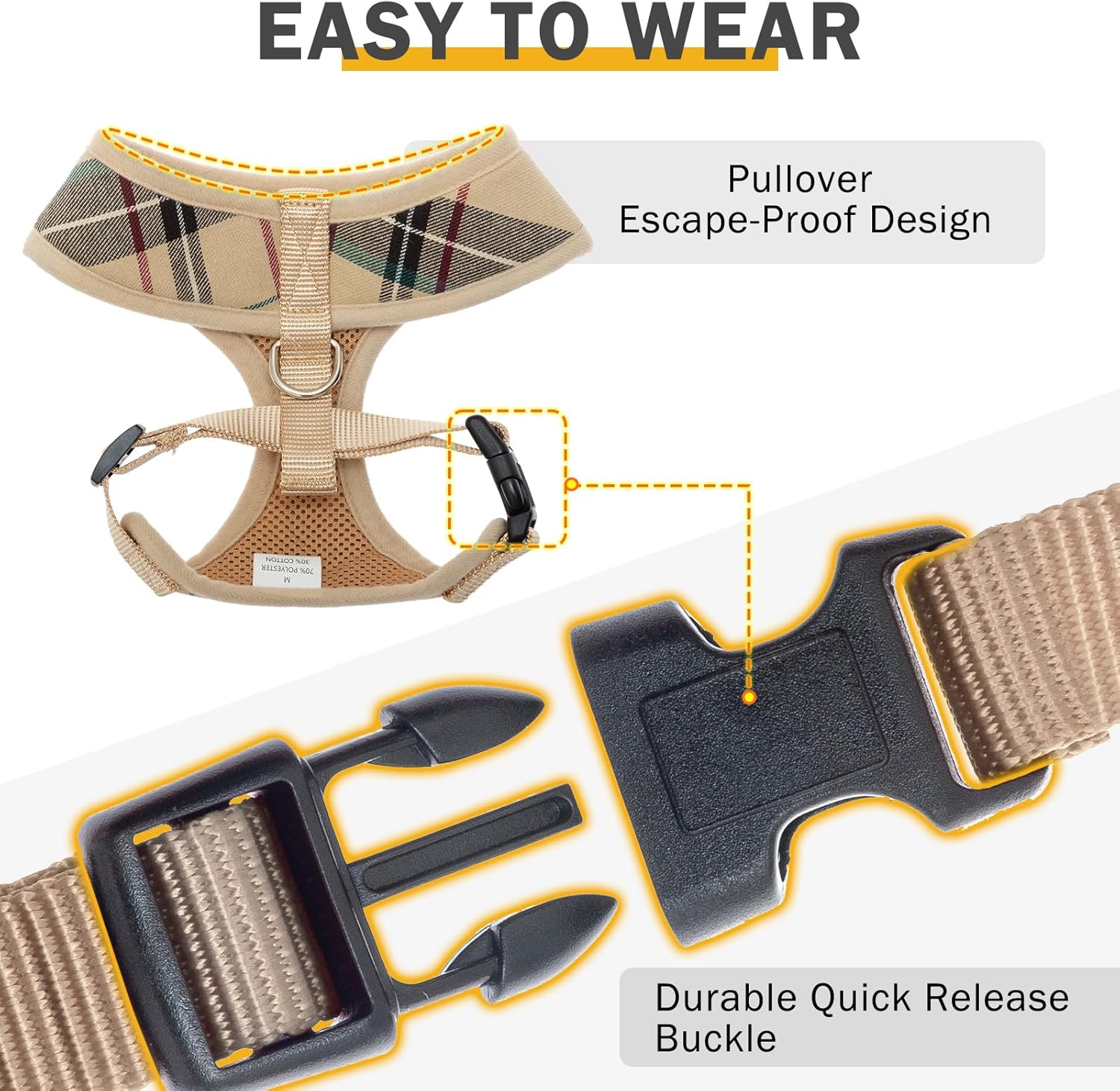 Dog Harness with Leash