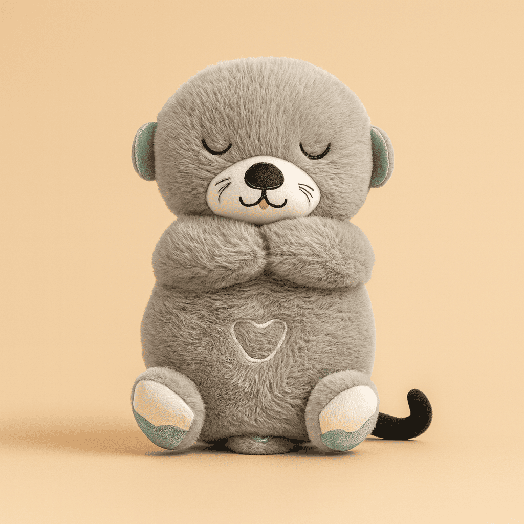 Pet Calming Otter Plush Sleeping Toy